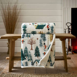 Deyongs Winter Walks Soft Fleece Throw